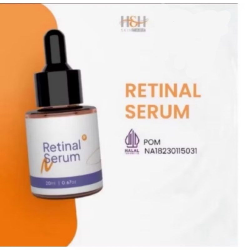 H&H Serum Retinal by Dr.Kamila 11x Lebih Kuat Dibanding Retinol | HnH Kolagen Anti Aging Kerutan Fle