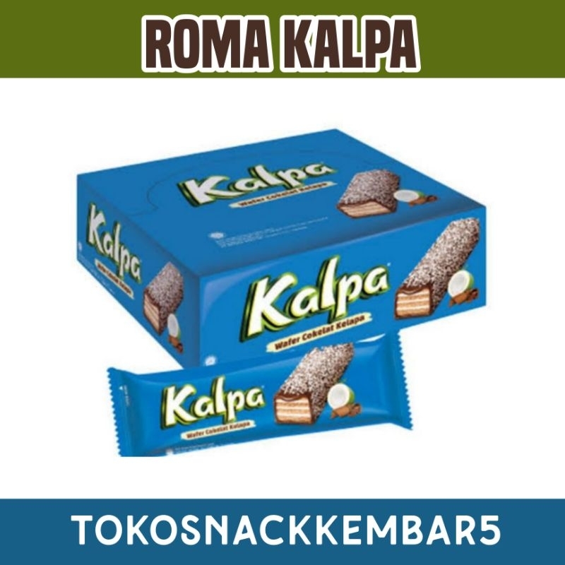 

Mayora Roma Kalpa wafer coklat tabur kelapa 1box isi 10