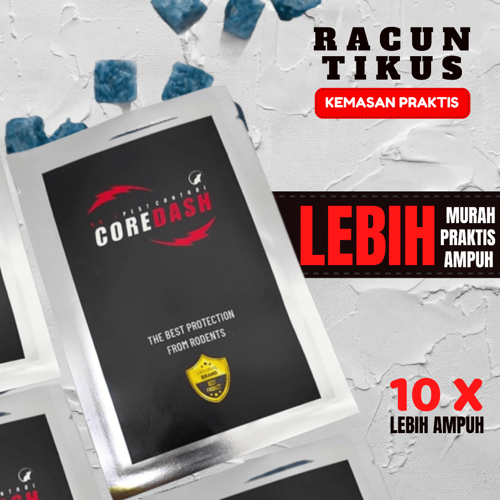 Coredash Racun tikus Ampuh  kemasan mini praktis