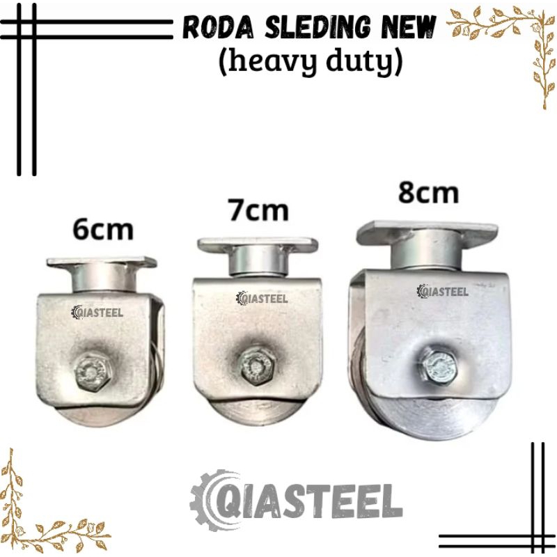 Roda sliding new roda sliding heavy duty roda pagar lipat rel tikung