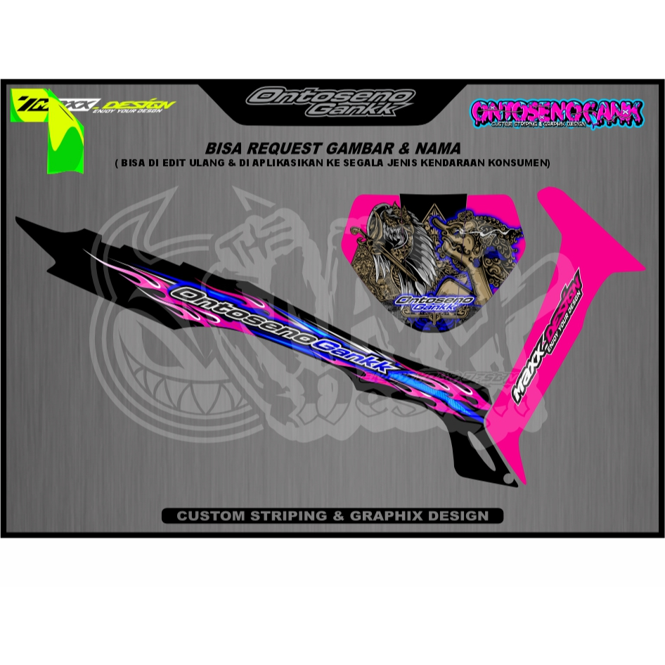 Striping Fizr Custom Fizr VARIASI Striping Fizr - Striping Fizr Full Clutch Fizr Sporty Striping F1z