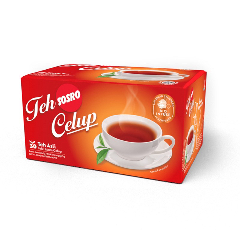 

Sosro teh celup hitam box isi 30