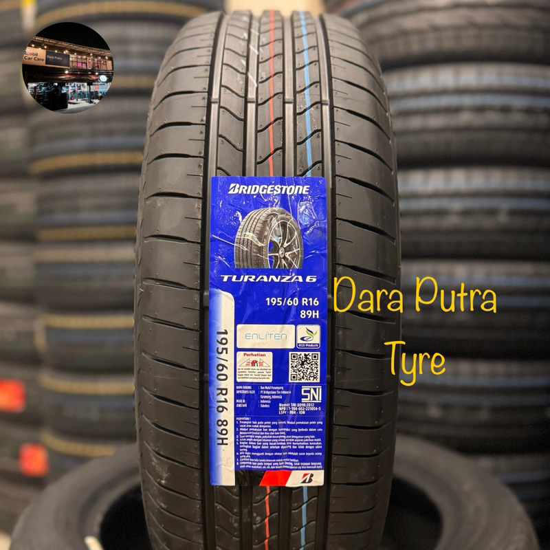 ban mobil 195 60 16 bridgestone turanza 6 enliten Ban 195/60 R16 Bridgestone Turanza 6 Enliten