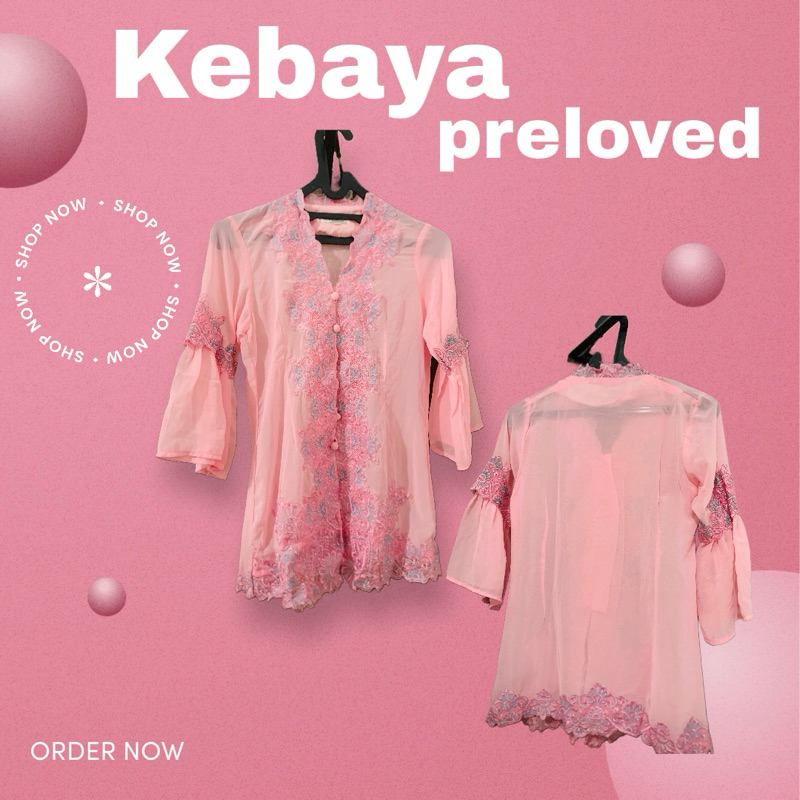 KEBAYA PINK PRELOVED
