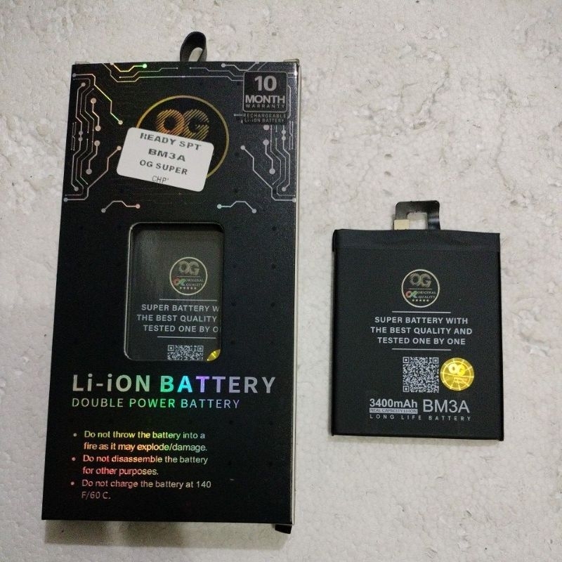 BATRE BATERAI XIAOMI MI NOT 3/BM3A