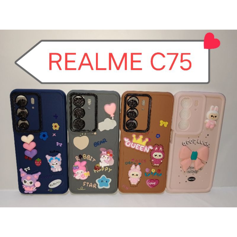 SOFTCASE GAMBAR ANIMASI CEWEK TERBARU REALME C75