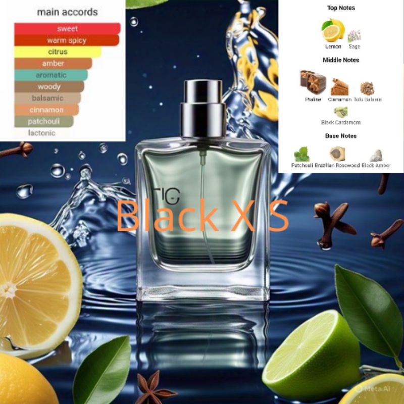 Parfum Black XS (Aroma Original) | 35ml & 50ml | EXTRAIT DE PARFUM