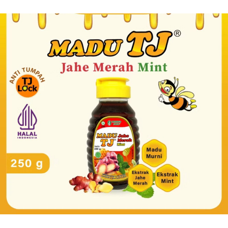 

Madu TJ Jahe Merah Mint 250 Gram- Menghangatkan Dan Menjaga Daya Tahan Tubuh