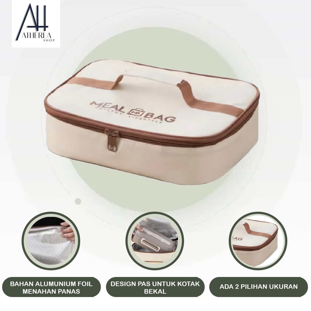 Tas Bekal Tahan Panas Alumunium Foil / Tas Bekal Untuk Kotak Makan Tahan Panas