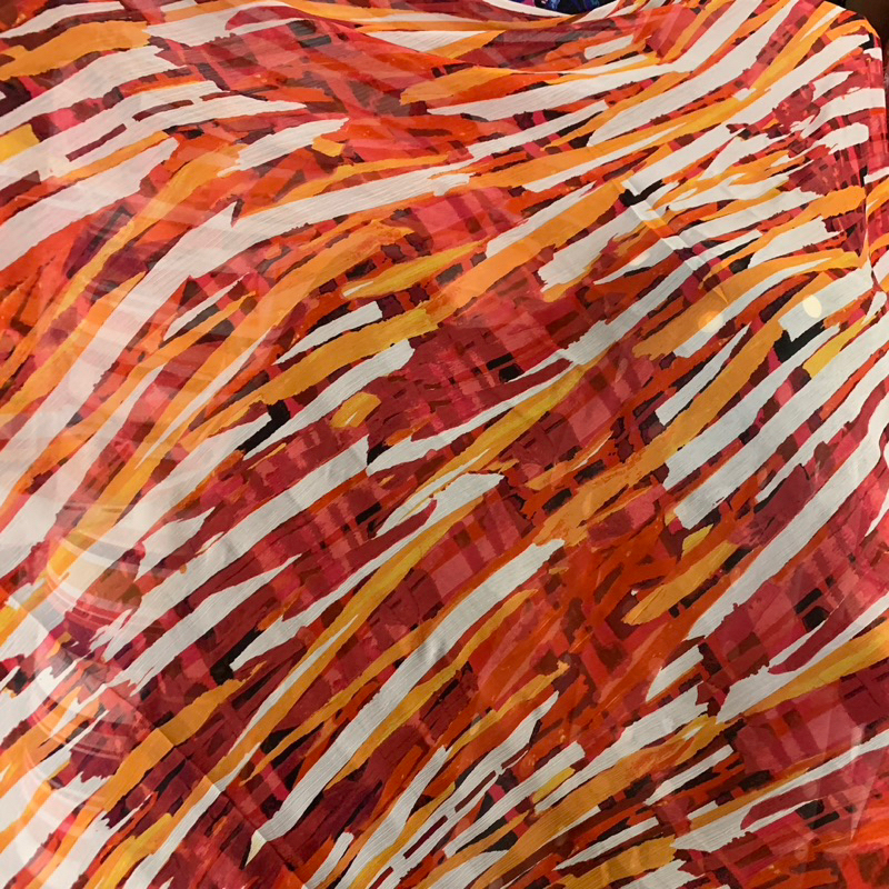 kain sifon yoryu - kain sifon yoryu abstrak - kain sifon motif abstrak