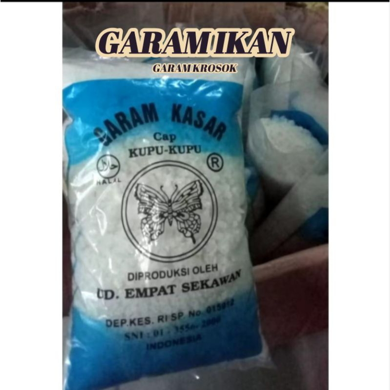 

Garam Ikan /Garam Krosok /Garam Kasar 1kg