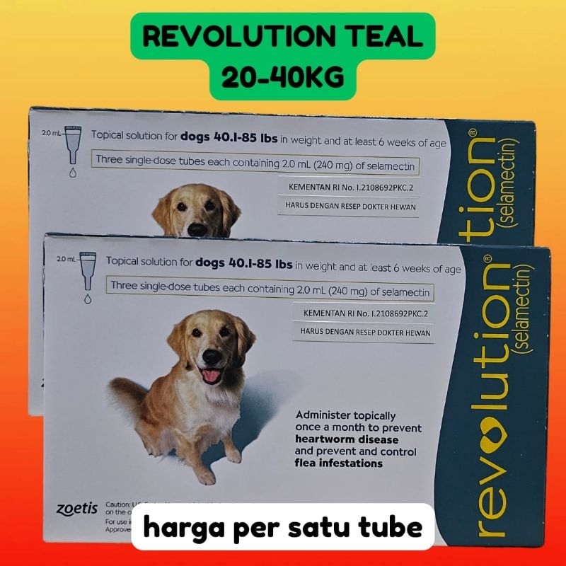 REVOLUTION DOG TEAL 20-40KG REVOLUTION ANJING 20-40KG
