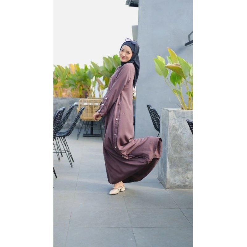 Abaya Novia Gamis Jubah Hitam Arab Turki Turky Maroko Mesir Saudi Madinah Dubai India Murah Umroh Ha