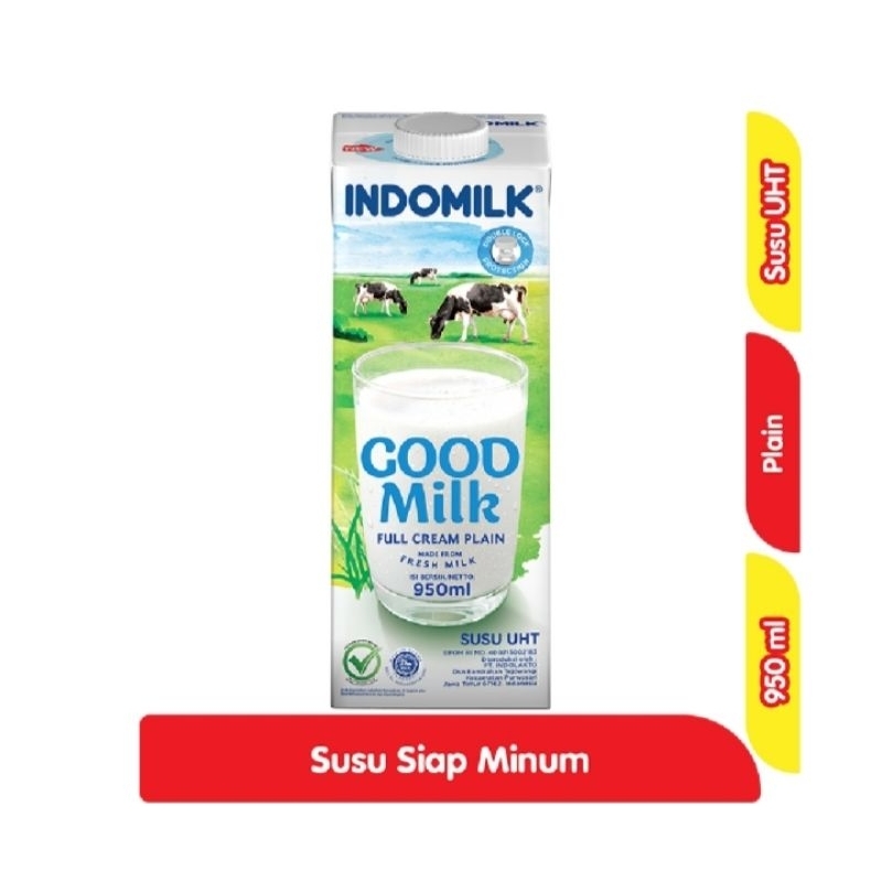 

Indomilk Susu UHT Full Cream Kotak 950 ml