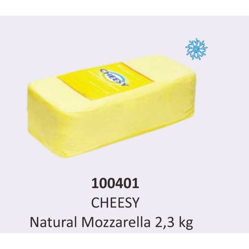 

Cheesy natural mozzarella 2.3kg