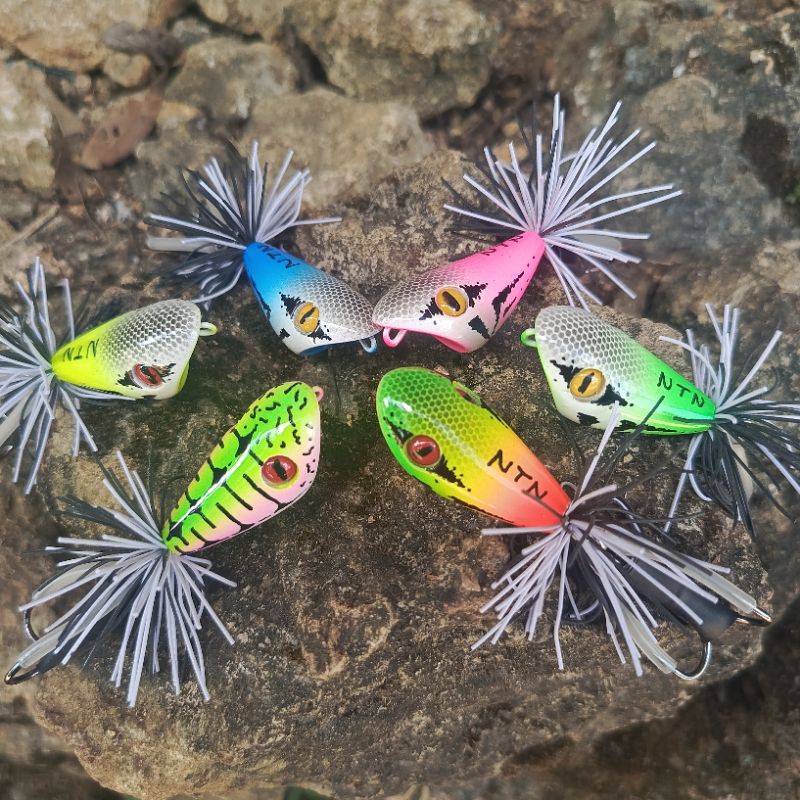 jump frog geol bearing 4 cm umpan ikan gabus / toman