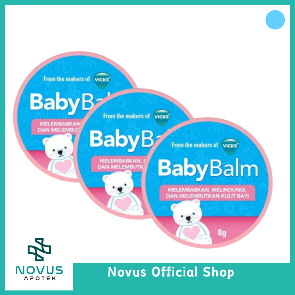 VICKS Baby Balm 8 gr - Balsam Flu Batuk Pilek pada Bayi