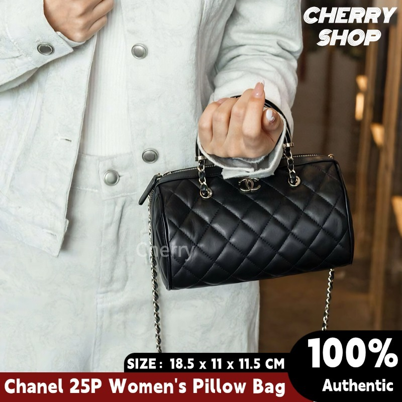 Chanel 25P Women's Pillow Bag Lambskin Small