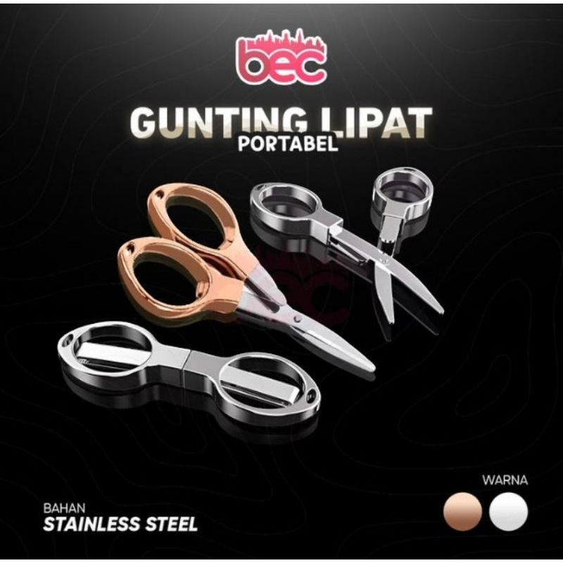 

gunting lipat portable travel stainless steel gunting lipat serbaguna gunting lipat Mini model kacamata anti karat