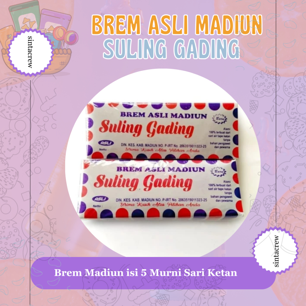 

Brem Madiun isi 5 Murni Sari Ketan