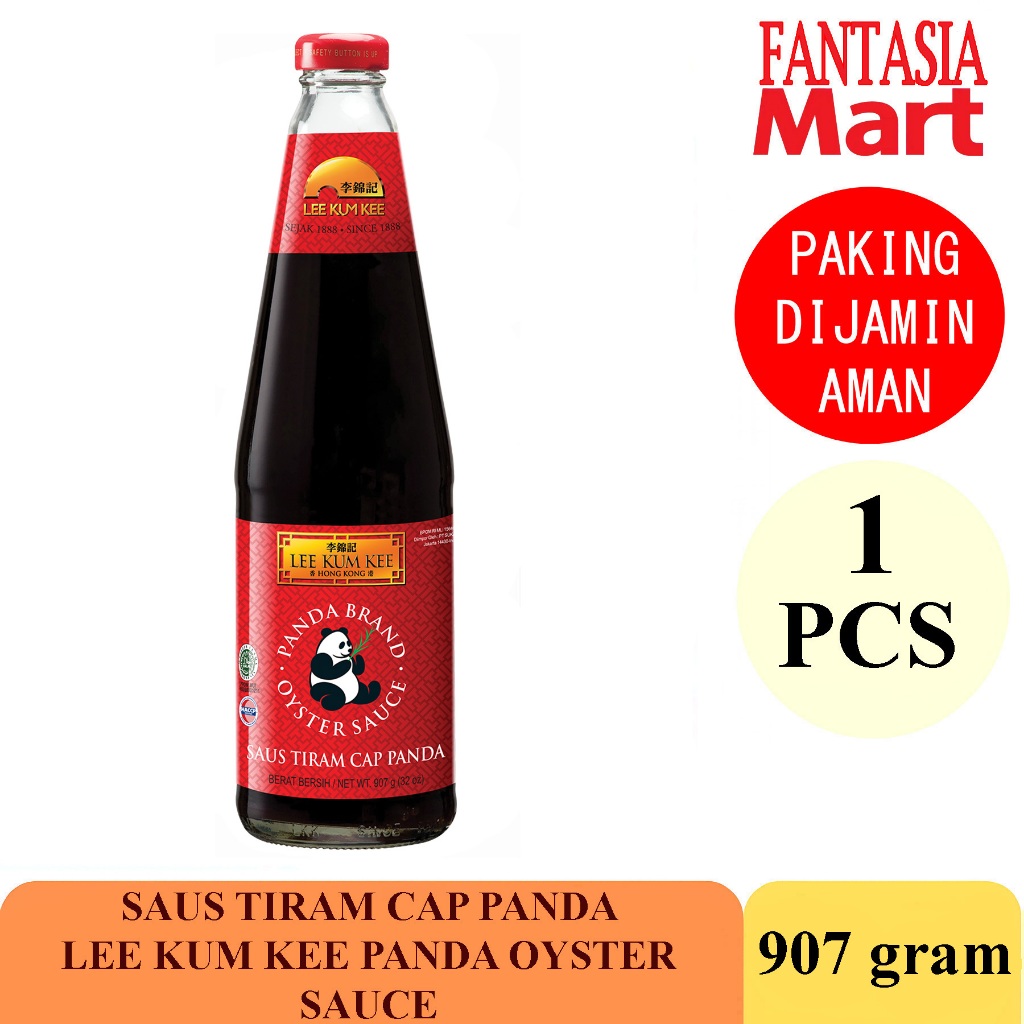 

LEE KUM KEE SAOS TIRAM CAP PANDA OYSTER SAUCE 907 GRAM FUN CORNER DENGAN PAKING AMAN