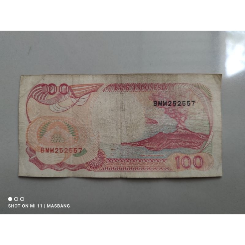 Uang Kertas 100 Rupiah Tahun 1992