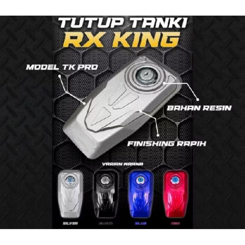 TUTUP TANGKI RX KING MODEL TK PRO BAHAN RESIN/COVER TUTUP TANGKI RXK RX KING MODEL TK PRO