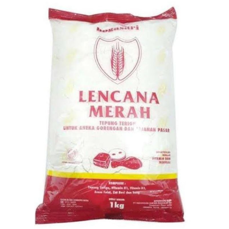 

Tepung Terigu Lencana Merah 1kg