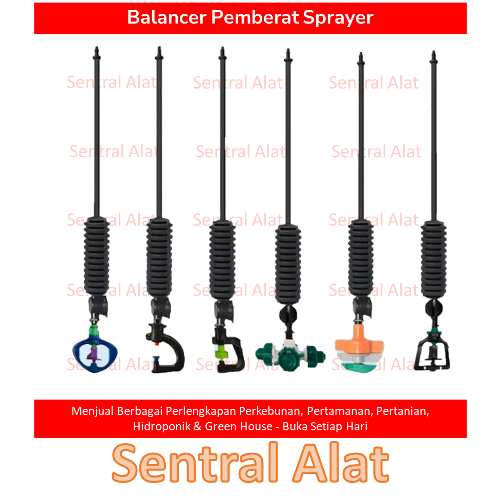 Balancer Pemberat Mist Sprayer Fogger Misting Sprinkler Nozzle Selang PE 7 mm