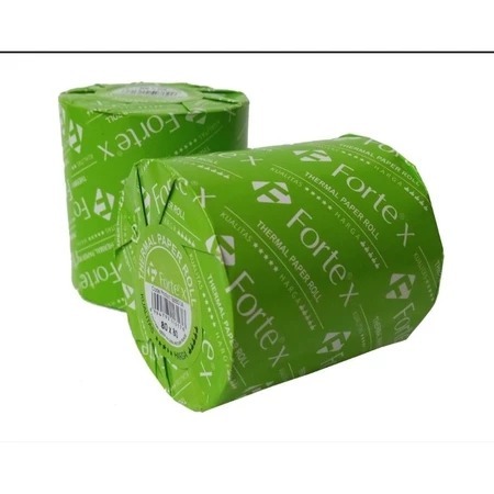 

KERTAS THERMAL / STRUK / KASIR / PAPER ROLL FORTE 80x80 PER 10 PCS