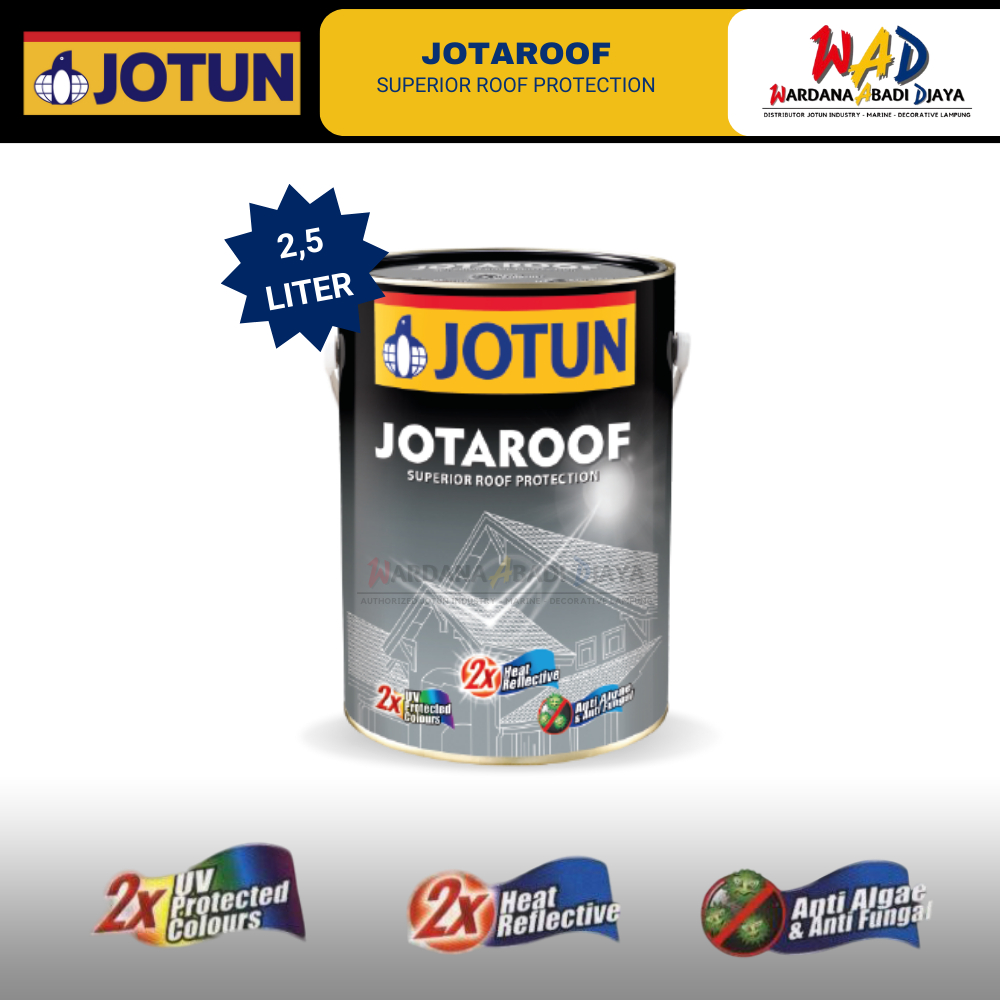 CAT JOTUN GENTENG - JOTAROOF (HASIL GLOSSY) - 2,5 LITER