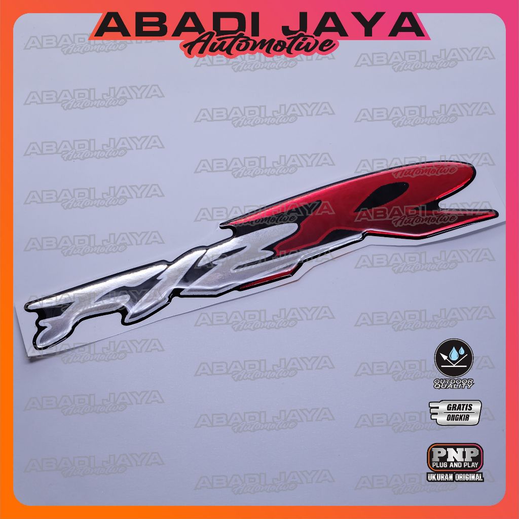 Emblem yamaha f1zr / emblem timbul yamaha f1zr / emblem titanium f1zr / emblem yamaha fizr / stiker 
