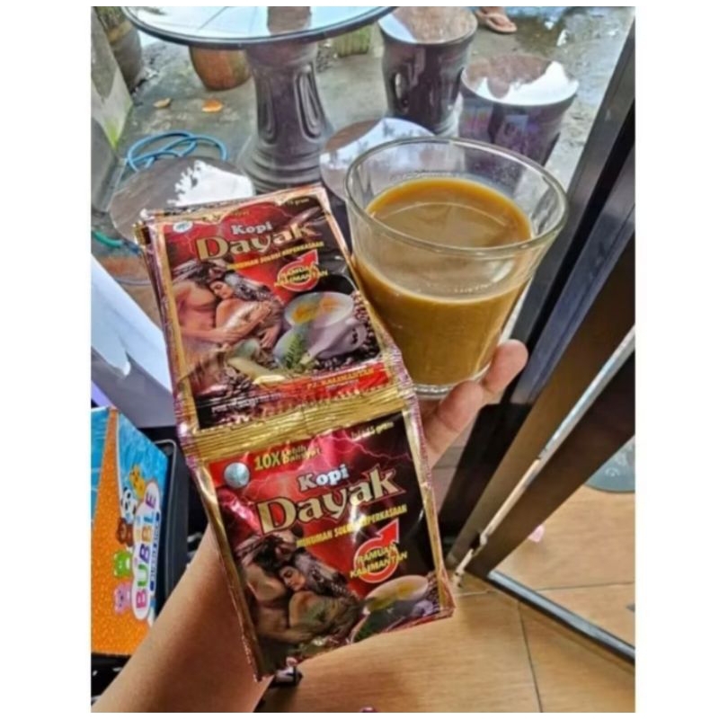 

2 sachet kopi dayak original 1000 % terjamin dan berkualitas