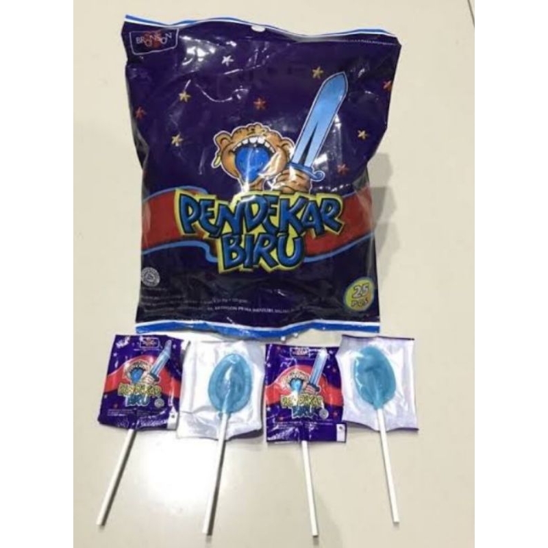 

PENDEKAR BIRU PERMEN JADUL 1 ZAK ISI 25 PCS