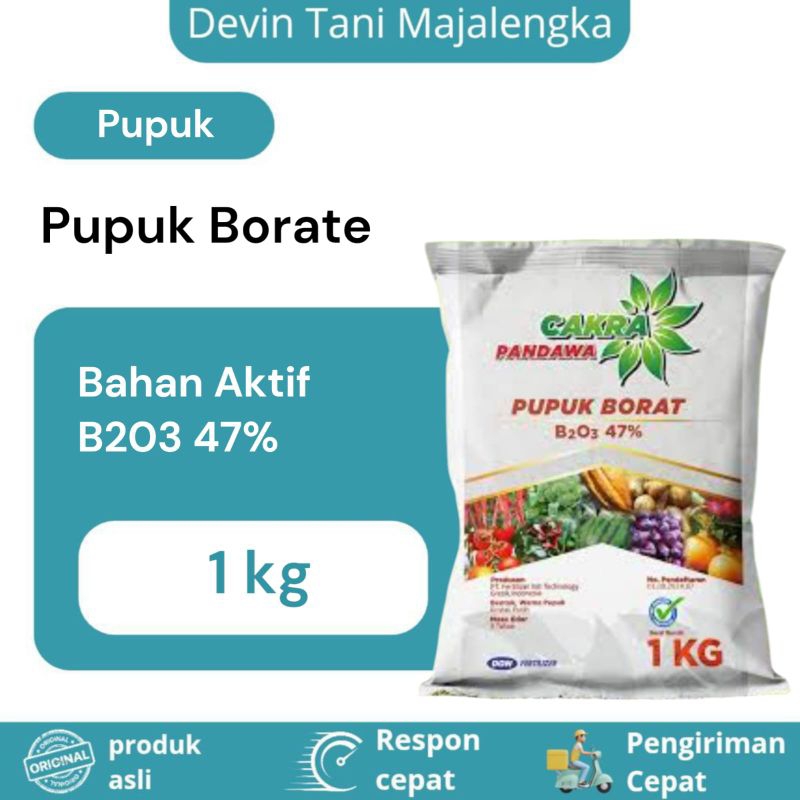 Pupuk Borate 1kg - Cakra Pandawa Borat 1 kg