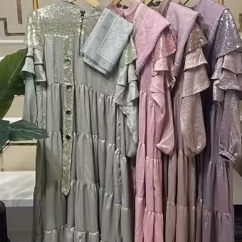 Gamis Mewah Ezra Series Set Hijab Glamour
