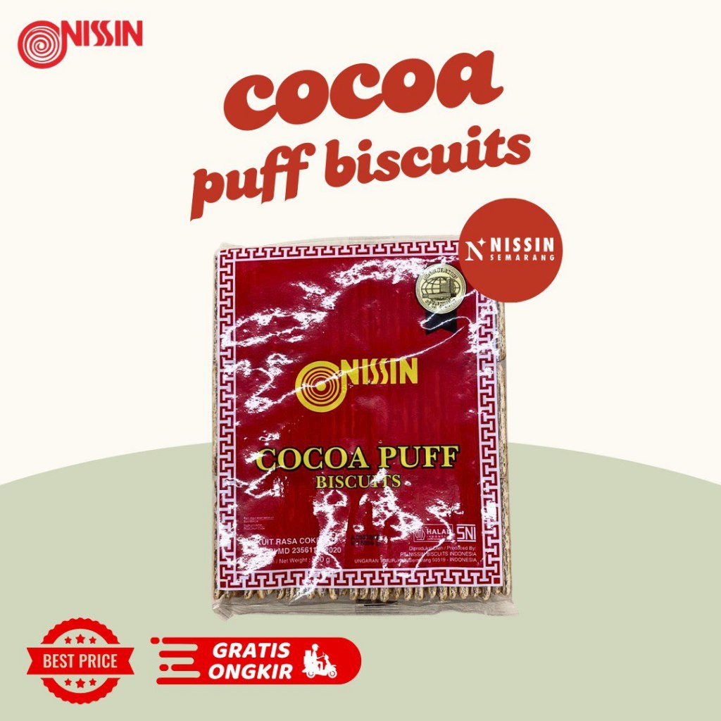 

Nissin Biskuit Cocoa Puff 500gr