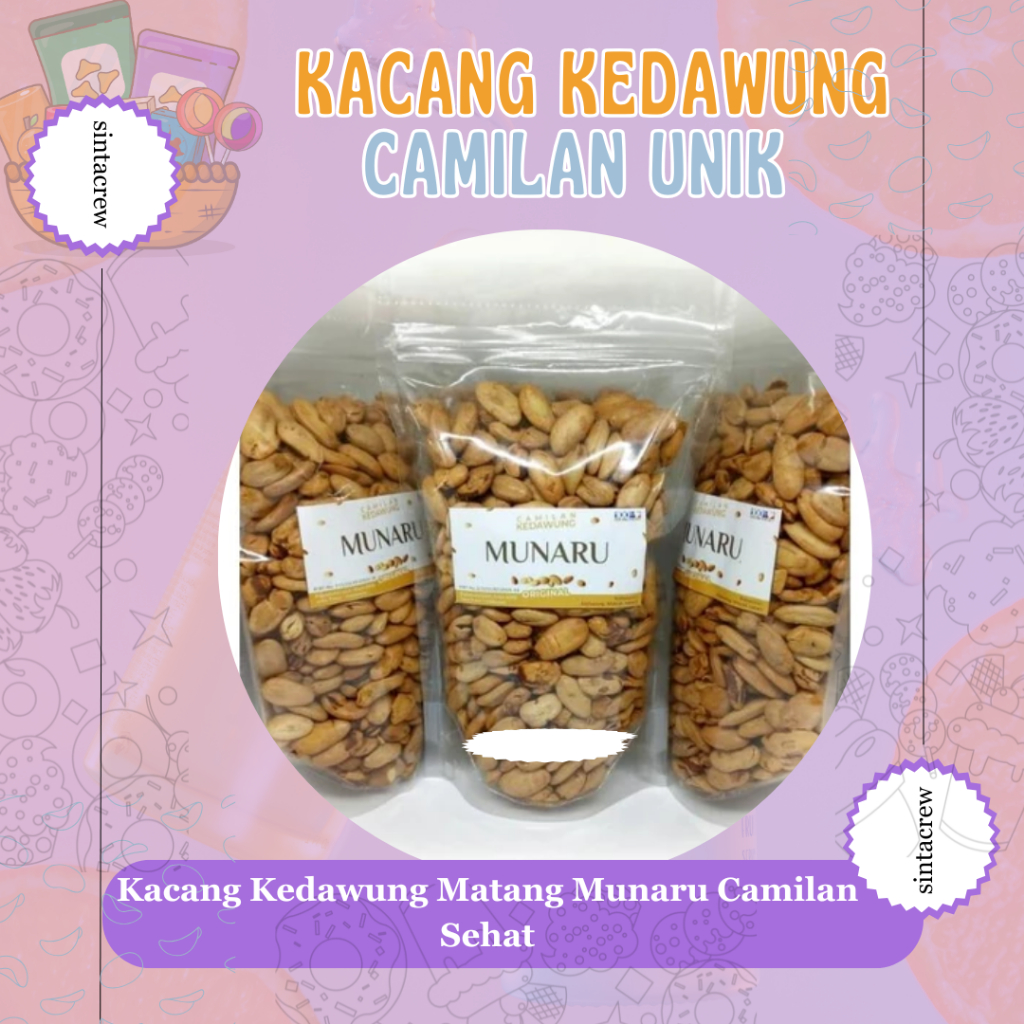 

Kacang Kedawung Matang Munaru Camilan Sehat