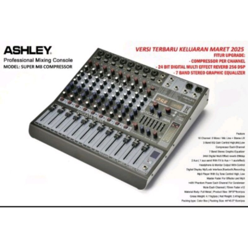 Mixer Ashley Super M8 New Model Compressor ORIGINAL