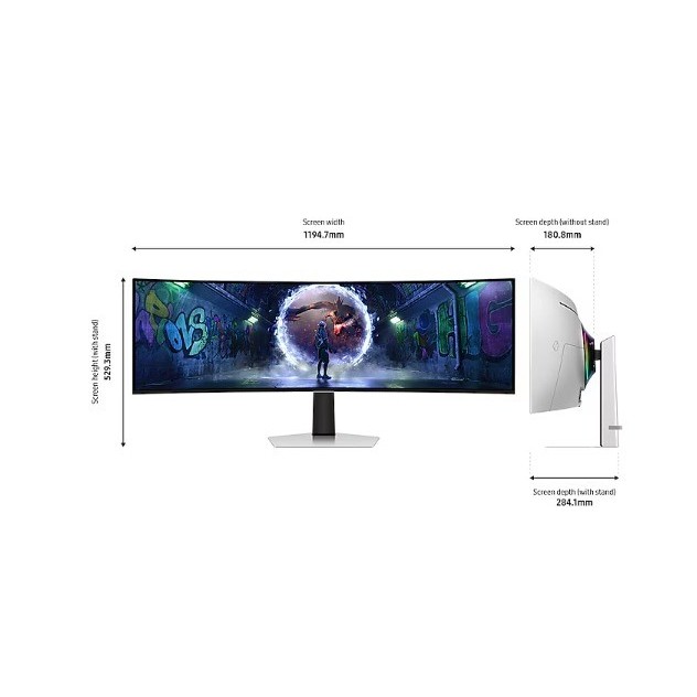 Samsung Odyssey OLED G9 G93SD DQHD 240Hz Gaming Monitor LS49DG930SEXXD
