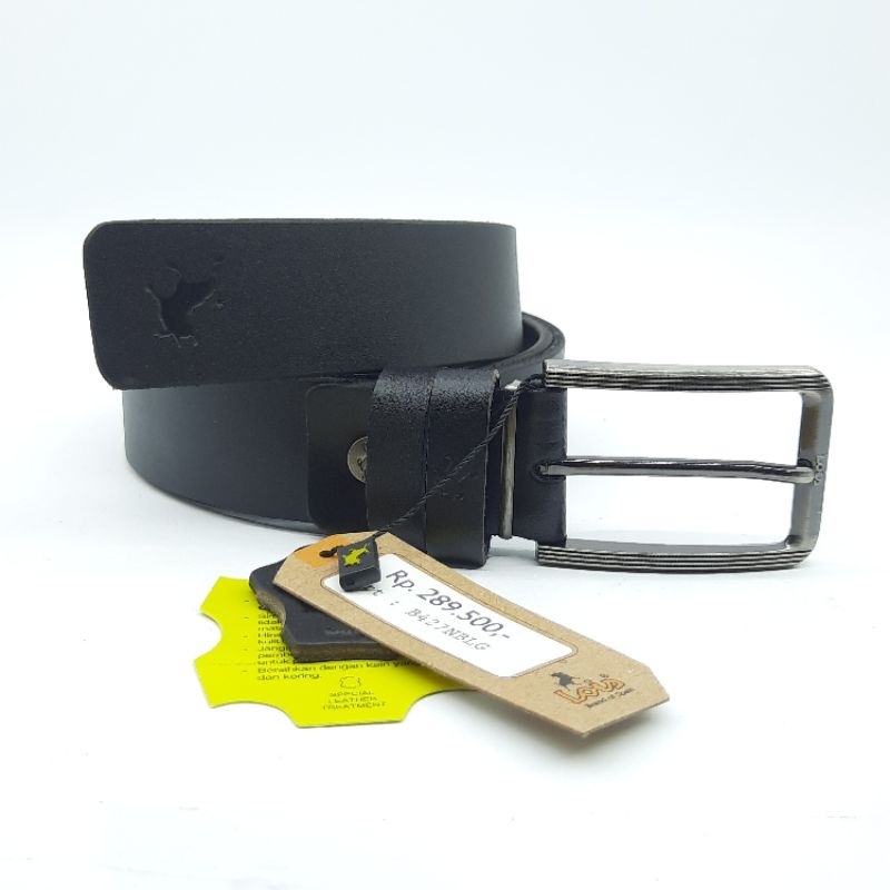 LOIS Belt Pria Belt Kulit Gesper Pria Ikat Pinggang Pria Sabuk Pria Lois Original B427NBLG