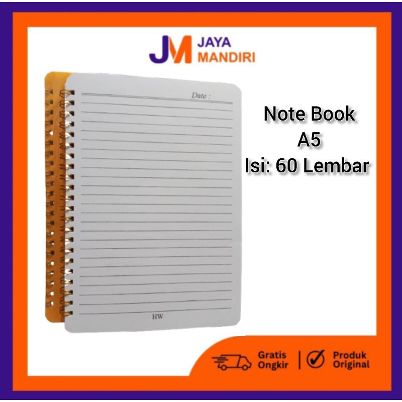 

Notebook HW A5 - 60 Lembar - 70 gsm