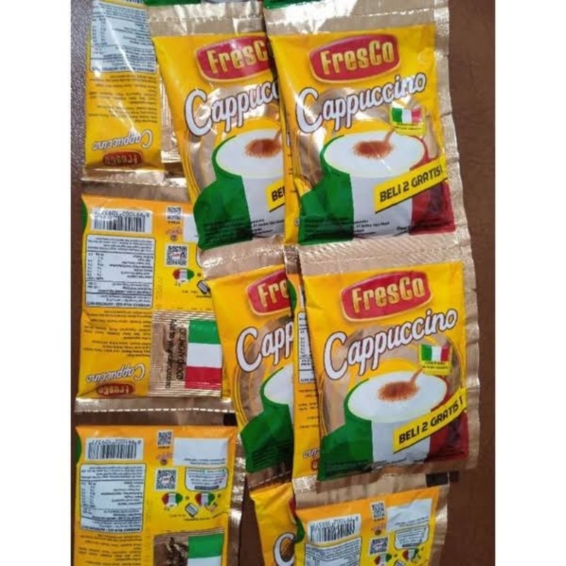 

coffe fresco capucino 1renteng isi 15pcs