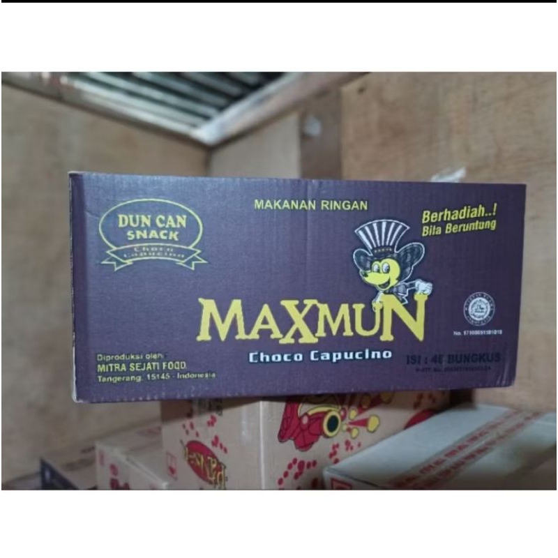 

snack berhadiah maxmun 1dus (isi 40pcs)