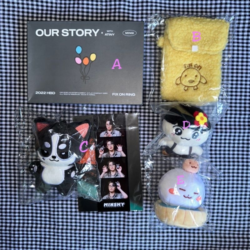 READY STOCK ATEEZ TEEZMON Ateez hanamon jp keyring official doll birthday kit mingi hongjoong pouch 