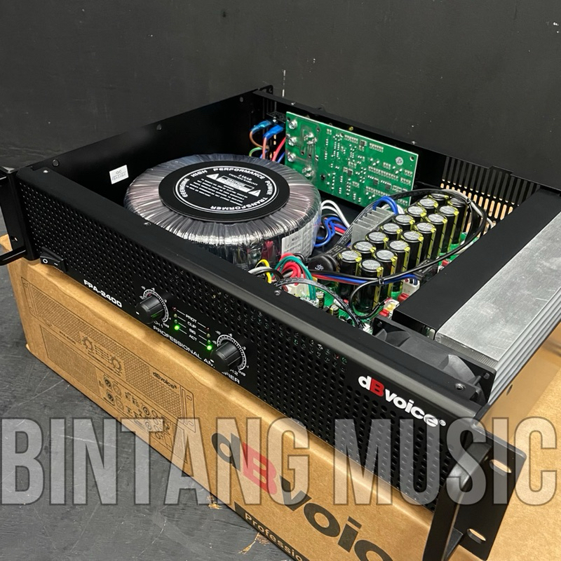 power dbvoice fpa 2400 original 2 channel class h db voice fpa2400