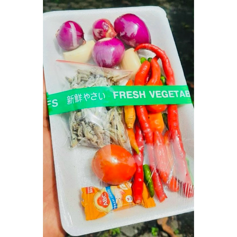 

paket sambel teri pack lengkap dengan bumbu