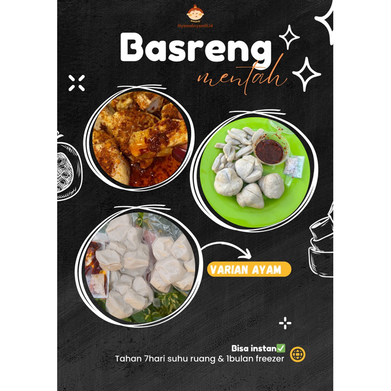 

(READY BJM)BASRENG MENTAH CHILI OIL FRESH TANPA DURI
