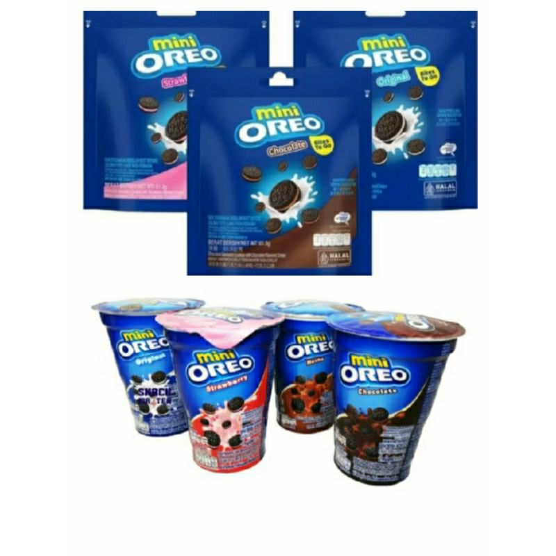 

OREO MINI CUP 27gr/OREO MINI POUCH 61,3gr