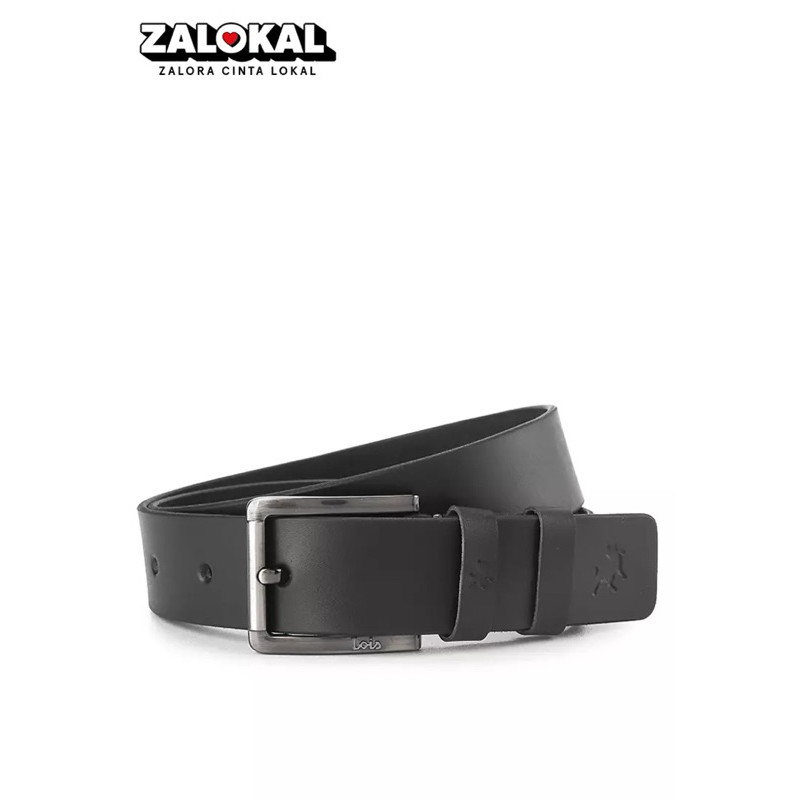 B398NBLN - IKAT PINGGANG KULIT PRIA LOIS ORIGINAL | BELT PRIA LOIS JEANS